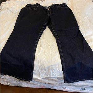 Dark denim flare jeans - never worn.